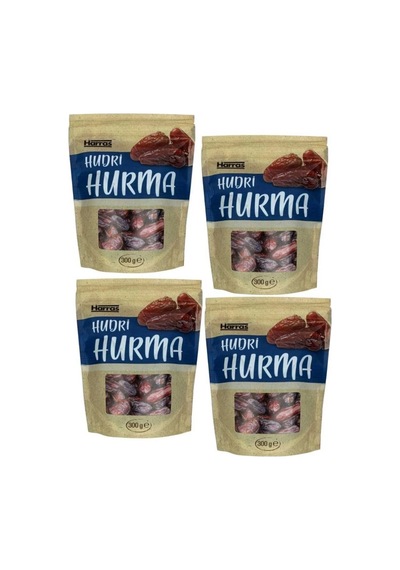 Ithal Taze Hudri Hurma Yumuşak Etli Doğal 4 Adet X 300 Gr 300 G