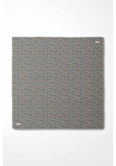 Levidor Mini Yazı Detayi Twill İpek Eşarp-0926 Gri