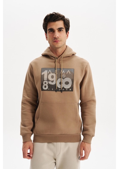 AR-MA Arma Erkek Kapüşonlu Kanguru Cepli 3 İplik Baskılı Şardonlu Regular Fit Sweatshirt K30254628702 Gri AR-MA Arma Erkek Kapüşonlu Kanguru Cepli 3 İplik Baskılı Şardonlu Regular Fit Sweatshirt K30254628702 Gri