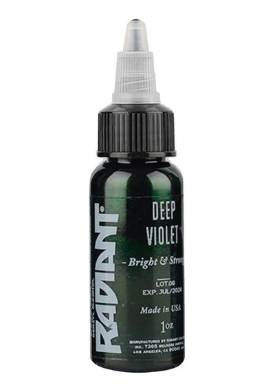 Deep Violet - Radiant Tattoo Dövme Boyası - 1oz/30ml