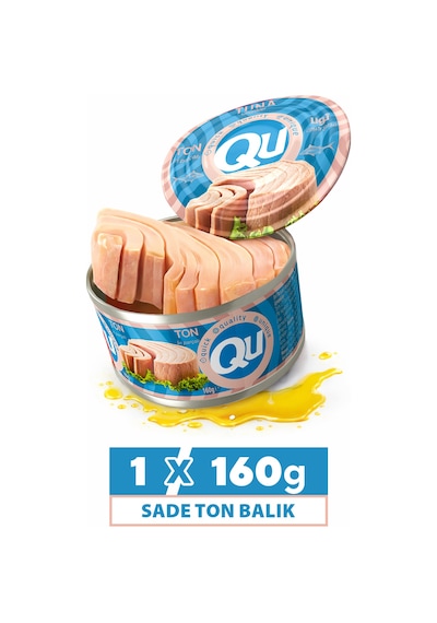 Qu Tatlı Ton Balığı 160 G
