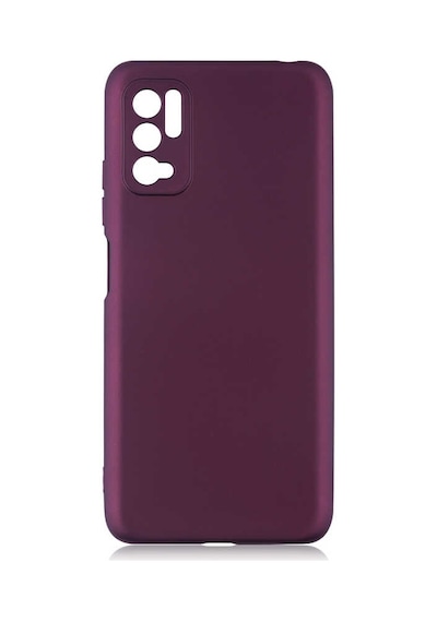 Xiaomi Poco M3 Pro Kılıf Zore Premier Silikon Kapak Mürdüm