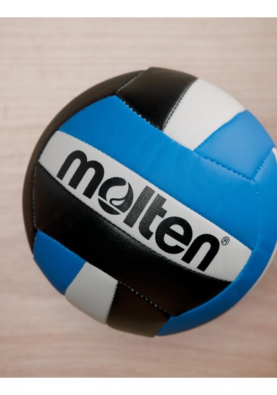 Molten Mini Voleybol, Siyah/mavi V200-blk/blu Açık Gri