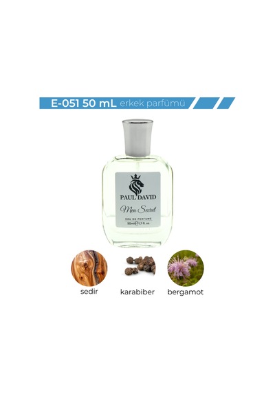 E-051 Aromatik Fougere Erkek Parfüm Edp Uzun Süre Kalıcı 50 Ml