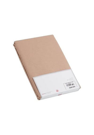 Basic Düz Pamuk Çarşaf, Camel, Tek Kişilik 0