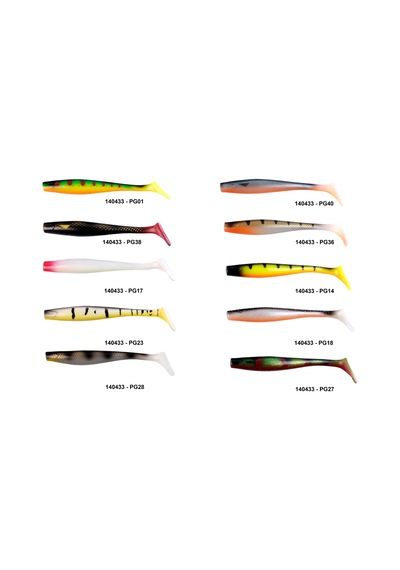 Lucky John Kubira 3d Soft Swim Shad 9" 22.8cm 1 Adet Silikon Yem