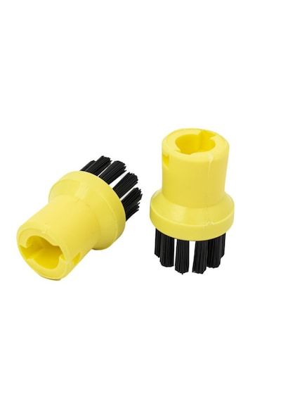 Karcher Uyumlu Sc 1, Sc 2,sc 3, Sc 4 Buharlı Süpürge Temizleyici Cam Silme Aparatı & Yuvarlak Fırça Seti 1 Set
