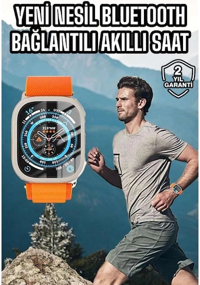 Mey İthalat Akıllı Saat Uyku Ve Spor Takibi Yeni Nesil Bluetooth Bağlantılı Amoled Ekran