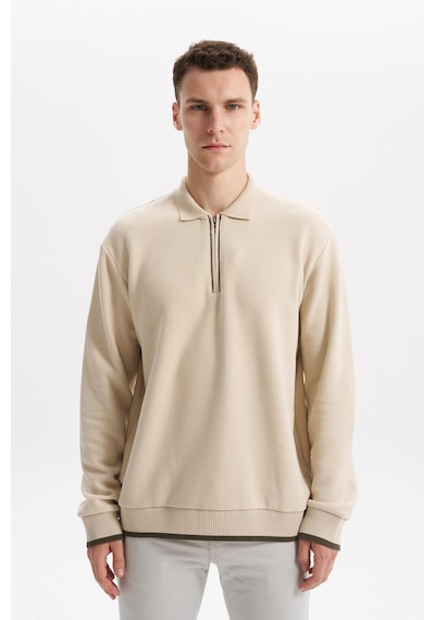 AR-MA Arma Erkek Selanik Kumaş Polo Yaka Yarım Fermuarlı Regular Fit Sweatshirt Kazak K30554697902 Bej AR-MA Arma Erkek Selanik Kumaş Polo Yaka Yarım Fermuarlı Regular Fit Sweatshirt Kazak K30554697902 Bej