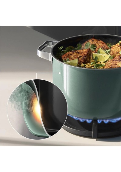 Wmf 3201114512 Fusiontec Tencere Seti 4 Parça Okaliptus Yeşili Yeşil