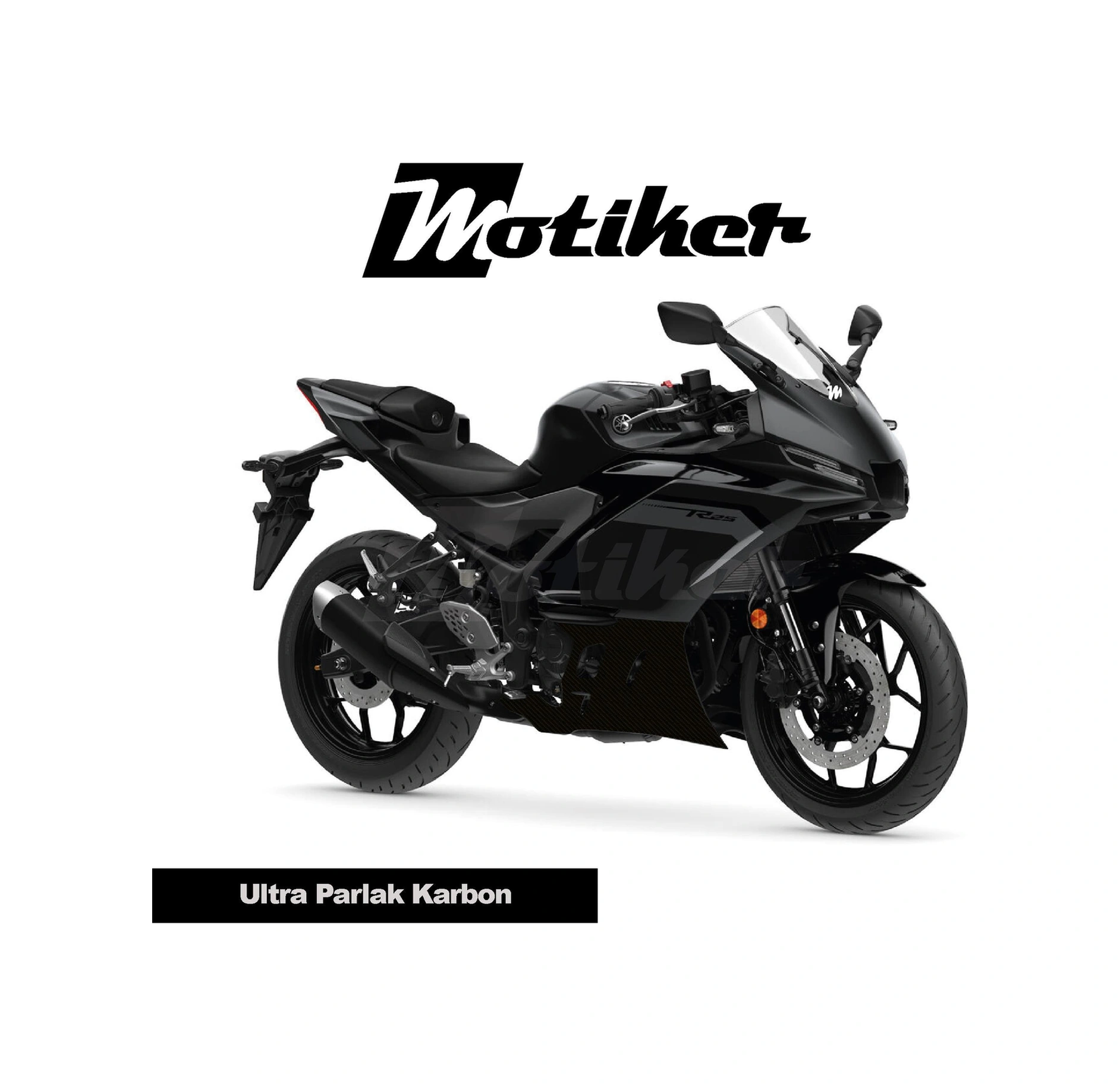Yamaha Yzf-r25 Sticker Alt Sakal Karbon 2019-2025 Uyumlu Sticker