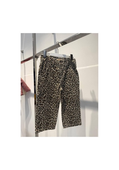 Poala Kids Leopar Desenli Pantolon
