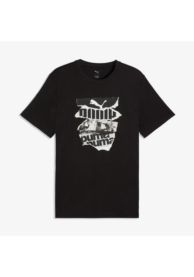 Puma Graphic Erkek Siyah T-shirt 693010