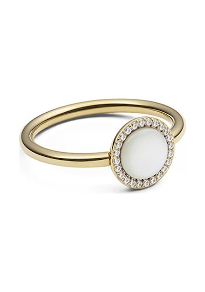 Audrey Ring Mother Of Pearl Gold Altın