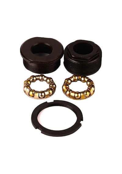 Bisiklet Orta Yatak + Mil Komple Set Siyah
