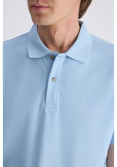 D's Damat Ds Damat Regular Fit Mavi Pike Dokulu %100 Pamuklu T-shirt 4hc140211213m 701