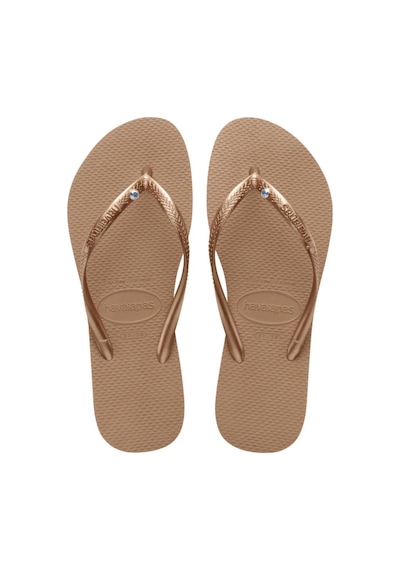 Havaianas Slim Crystal Sw Iı Rose Gold Çocuk Terlik 4145651-3581-2138 Pembe Altın