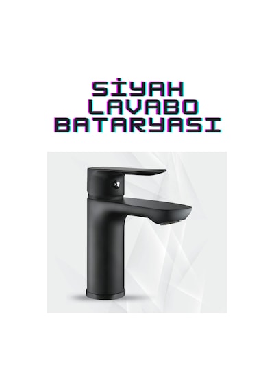 Siyah Spiralli Mutfak, Banyo Ve Lavabo Bataryası Ve Tepe Duş Seti Siyah