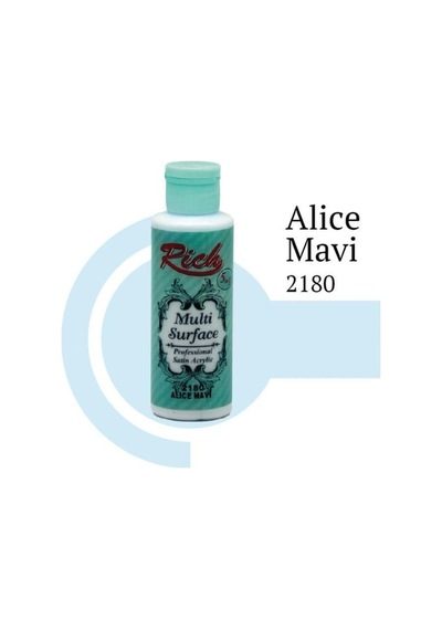 Rich Multi Surface Akrilik Boya 120 Cc 2180 Alıce Mavi