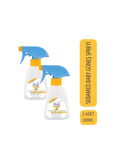 Sebamed Baby Çok Yönlü Koruyucu Güneş Spreyi Spf50 200 Ml 2 Adet