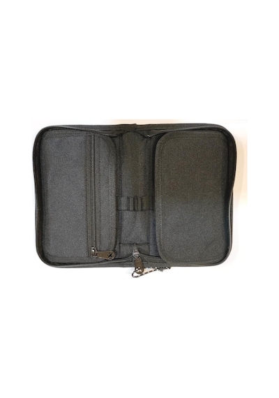 Jacbag Kapaklı Lastikli Kalem Çantası Siyah Jac-23