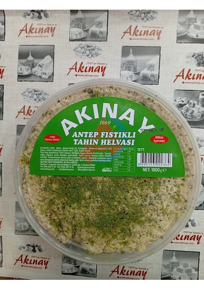 1 Kg Akınay Antep Fıstıklı Tahin Helvası