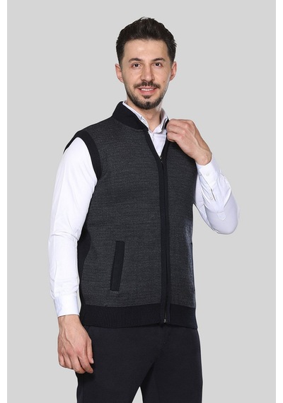Kzc Tekstil Erkek Orta Yaş Ve Üzeri Triko Örgü Akrilik Kışlık Kalın Dokulu Fermuarlı Baba Yelek Lacivert Kzc Tekstil Erkek Orta Yaş Ve Üzeri Triko Örgü Akrilik Kışlık Kalın Dokulu Fermuarlı Baba Yelek Lacivert