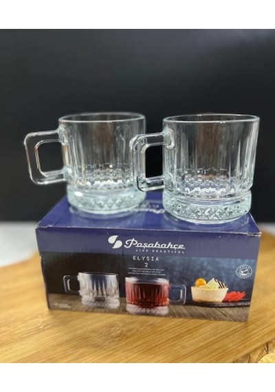 Paşabahçe Elysia 2 Li Kulplu Bardak 55422