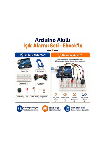Arduino Akıllı Işık Alarmı Seti Ebook Lu