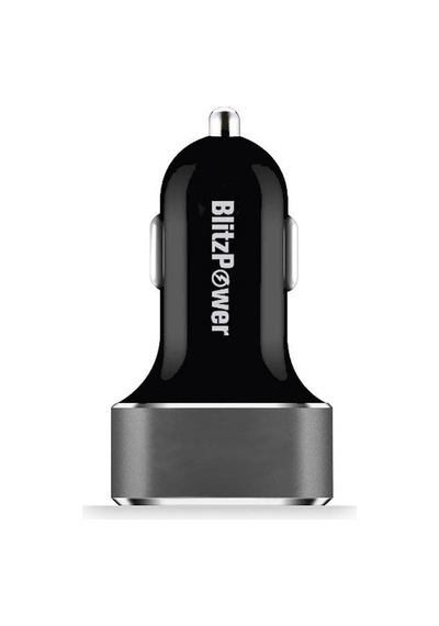 Tr Hızlı Araç Şarjı 2.4a Çift Usb Çıkışlı, Siyah