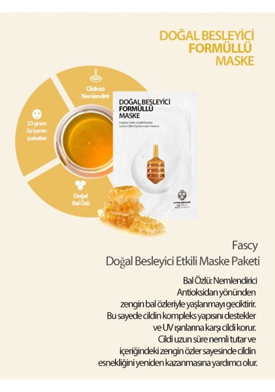 Fascy Bal Özlü Besleyici Yüz Maskesi 23 G