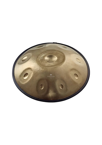 Meinl Sonic Energy Hpstl90 Stainless Steel D Kurd 9 Note Handpan Vintage Gold