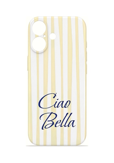 Apple iPhone Uyumlu 17 Vorian İnce Kamera Korumalı Mika Kılıf Ciao Bella Lemon Ciao Bella Lemon Mika