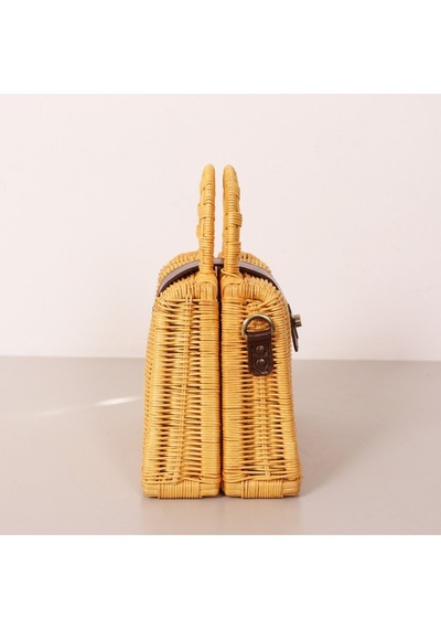 Mylamp Mybag Sun Rattan Çanta 25x13x29 Cm Large Bej
