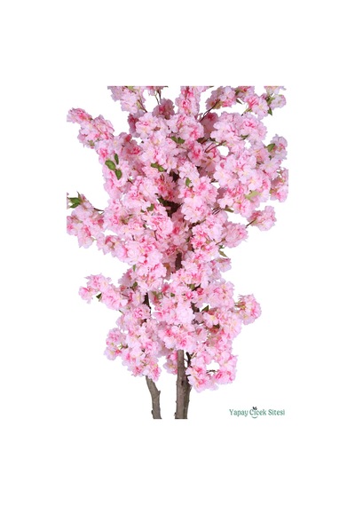 Yapay Çiçek Sitesi Yapay Premium Bahar Dalı Ağacı 200 Cm Pembe Pembe