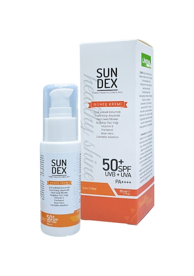 Sundex Healthy Shine Kuru Ciltler İçin Yüz Güneş Kremi SPF50+ 50 ML