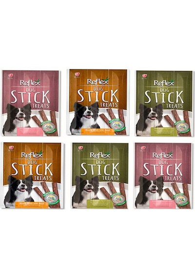 Reflex Stick Karışık Köpek Ödül Çubuğu 3 x 11 G 6'lı Reflex Stick Karışık Köpek Ödül Çubuğu 3 x 11 G 6'lı