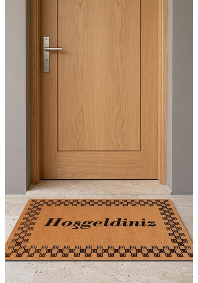 Villadia Home Textile Kapı Önü Paspası Kaymaz Taban Dekoratif Paspas Ev Giriş Antre İç Ve Dış Mekan Paspası 45x70 Cm 23ypycoco