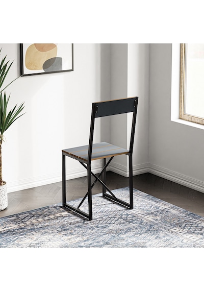 Mutfak Sandalyesi Salon Balkon Atlantik Sandalye Füme 1419
