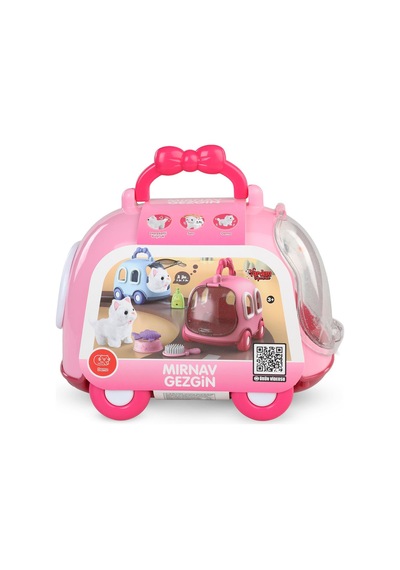 Vardem Tasıma Cantalı Seslı Hareketlı Kedı - Pembe