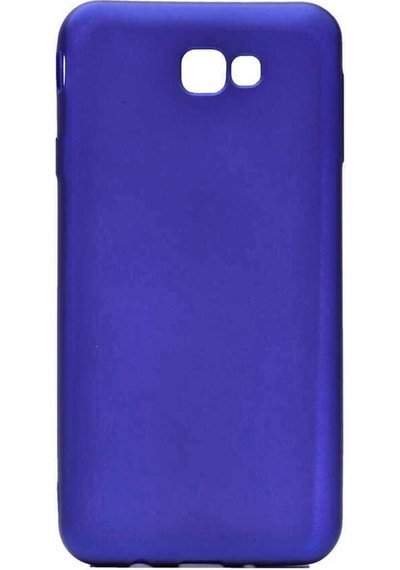 Galaxy J7 Prime Kılıf Zore Premier Silikon Kapak Saks Mavi
