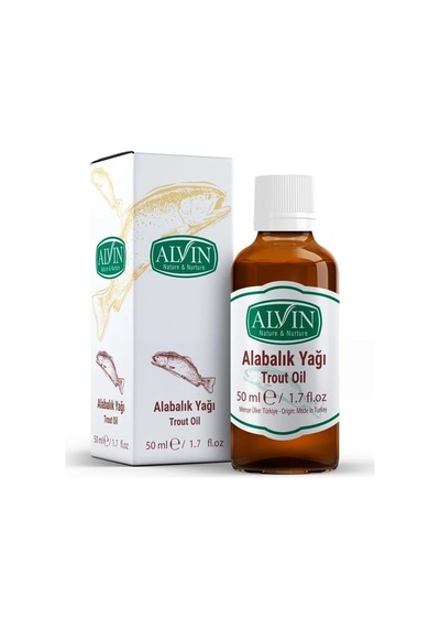 Alvin Alabalık Yağı, Doğal, 50 Ml Sku: Smg8690010493125