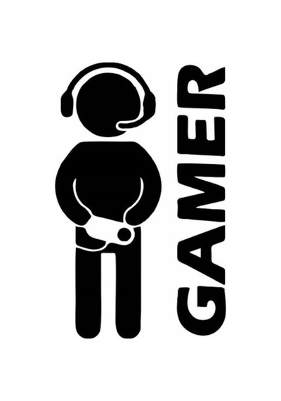 Gamer (Playstaion Game) Sticker Araba Sticker