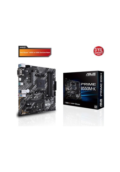 Asus Prime B550m-k Argb Am4 Ryzen Ddr4 Hdmi Dp