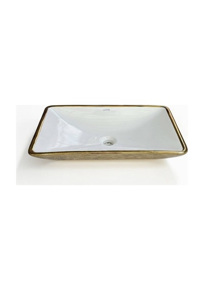 İsvea - Sistema İç Beyaz Dış Altın 60 Cm Lavabo - 10sf53060sv 1466841
