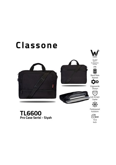 Classone Tl6600 El 15.6 İnç Uyumlu Notebook El Çantası Tl6600