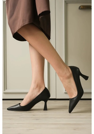 Freedom Storee Siyah Topuklu Kadın Stiletto Tr20ms02a