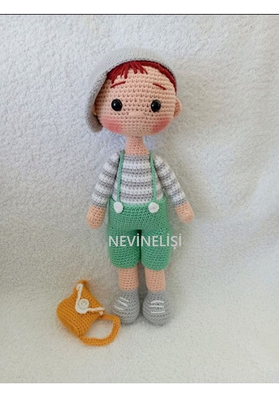 Amigurumi Alp Bebek Çok Renkli
