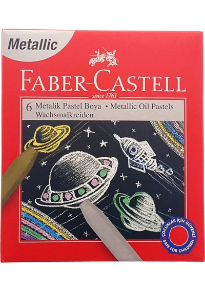 Faber-castell Simli/Metalik Pastel Boya 6 Renk
