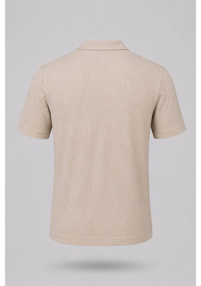 Trender Basic Taş Erkek Polo Yaka T-shirt 2281-1